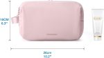 BAGSMART Toiletry Bag for Men, Travel Toiletry Organizer Dopp Kit Water-resistant Shaving Bag for Toiletries Accessories, Black - Image 7